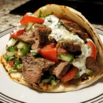 Mediterranean Lamb Gyro Pita recipe