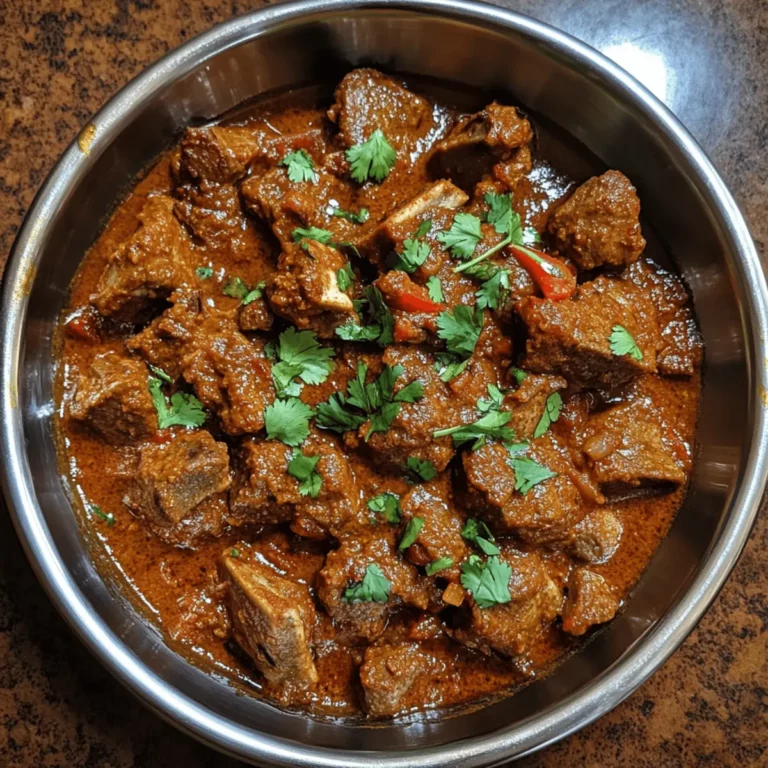 Spicy Lamb Vindaloo