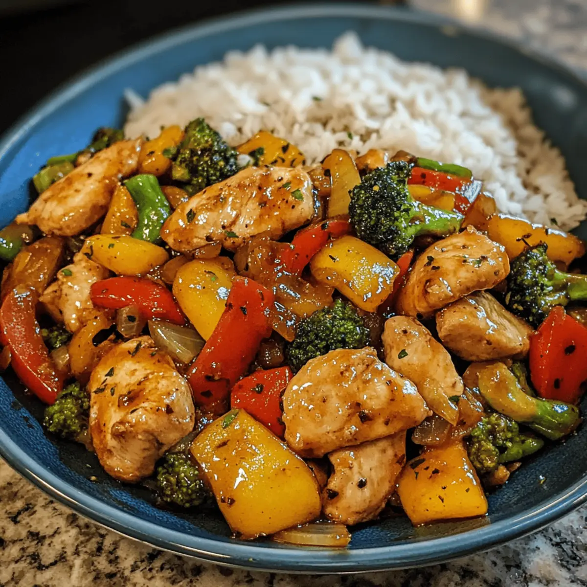 Honey Garlic Chicken and Veggie Stir-Fry