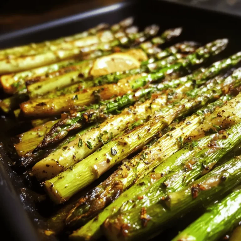 Lemon Herb Roasted Asparagus