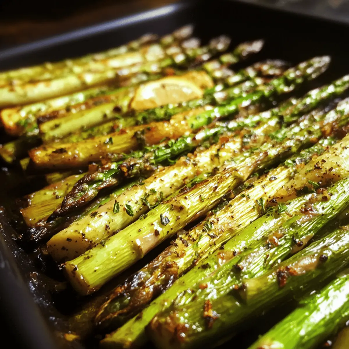 Lemon Herb Roasted Asparagus