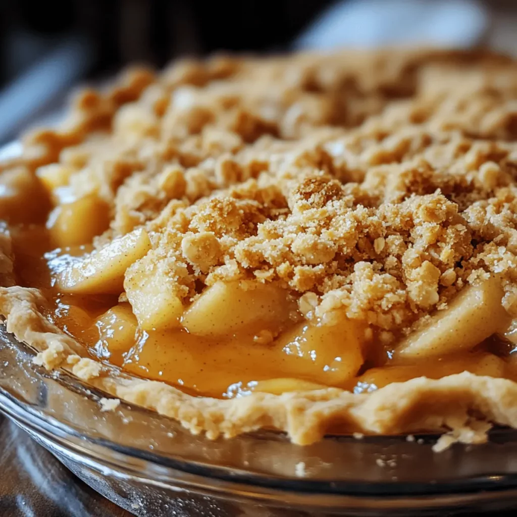 Dutch Apple Pie with Crumble Topping