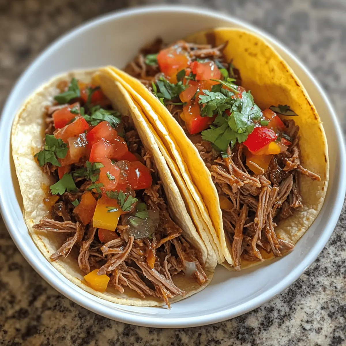 Slow Cooker Dr. Pepper Shredded Beef for Tacos