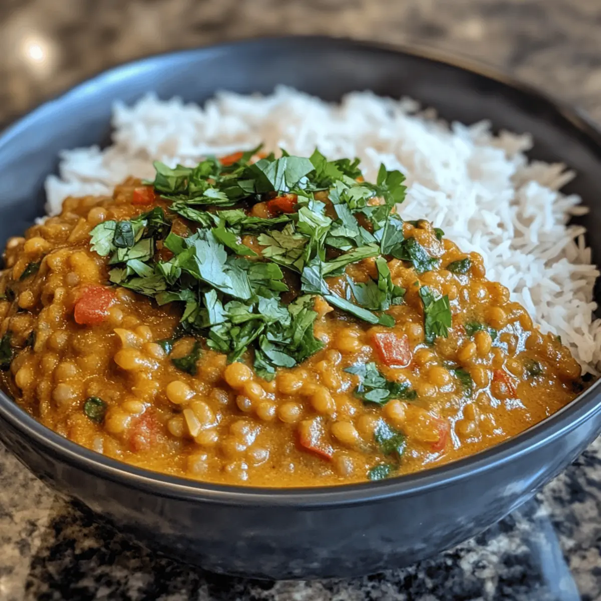 Slow Cooker Coconut Lentil Curry