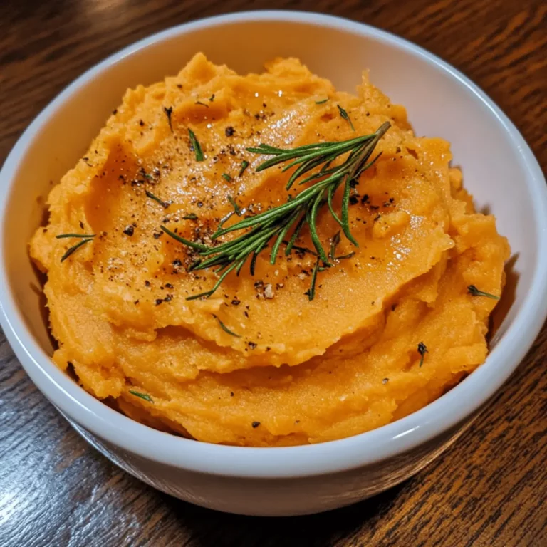 Brown Butter Mashed Sweet Potatoes