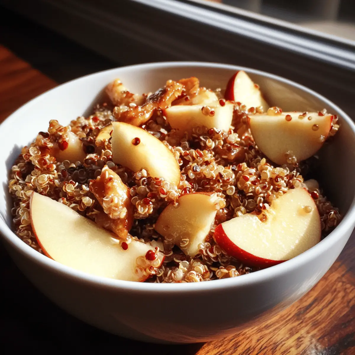 Quinoa and Apple Breakfast Cereal