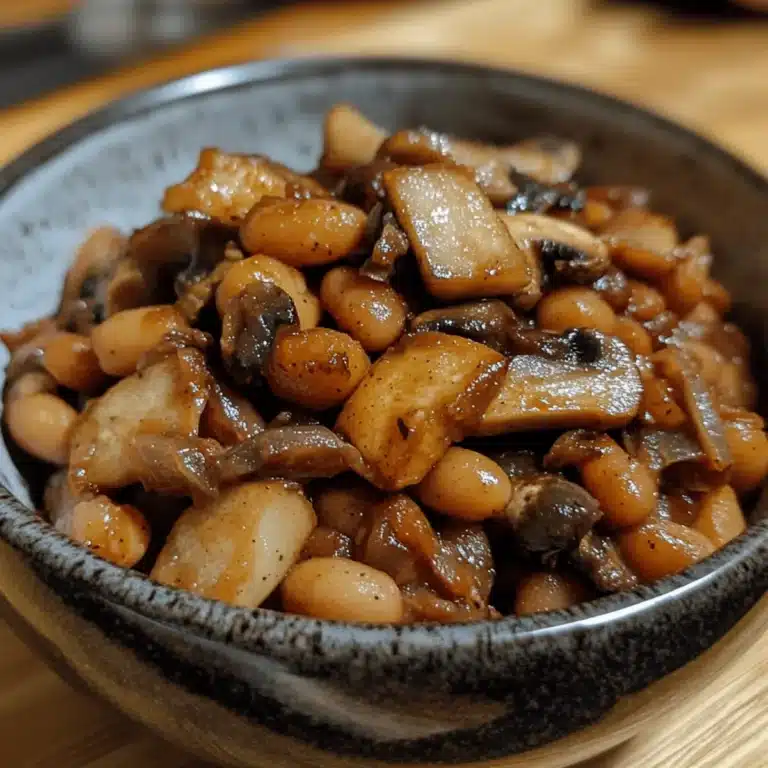 Keto Mushroom Baked Beans recipe