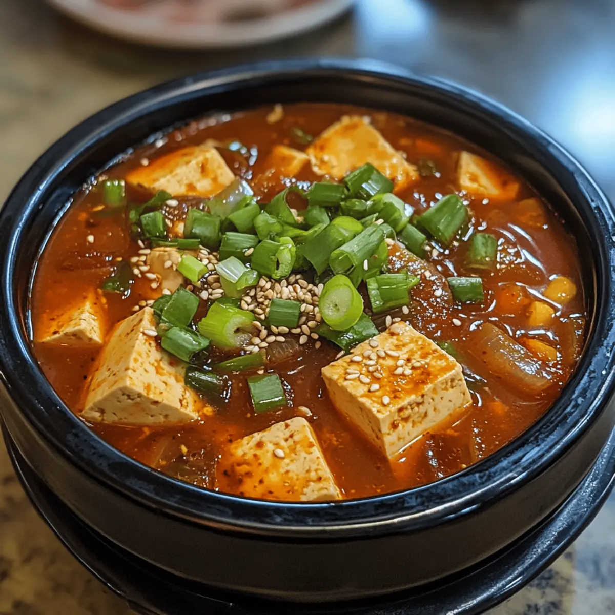 Spicy Korean Tofu Stew (Sundubu Jjigae)