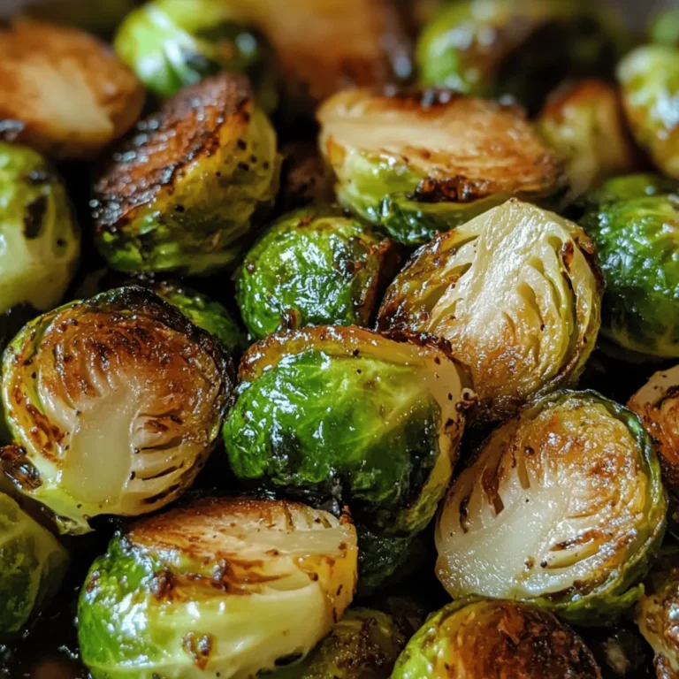 Honey Balsamic Roasted Brussels Sprouts