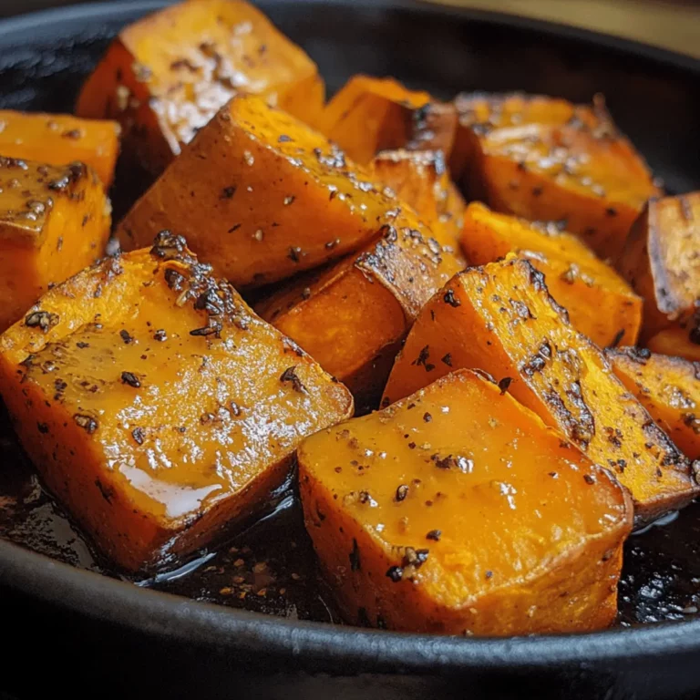 Maple Butter Roasted Sweet Potatoes