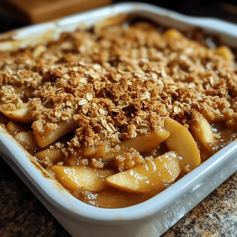 Baked Apple Crisp with Oat Topping
