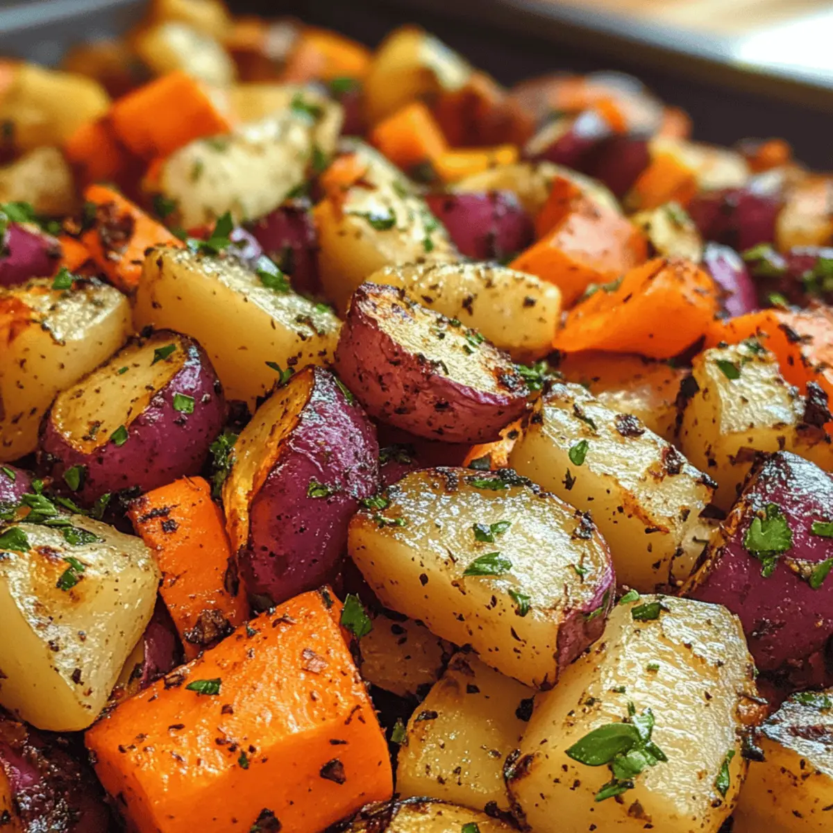 Roasted Winter Vegetable Medley with Herbs