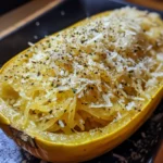 Garlic Parmesan Spaghetti Squash
