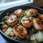 Spicy Miso Scallop and Bok Choy Stir-Fry