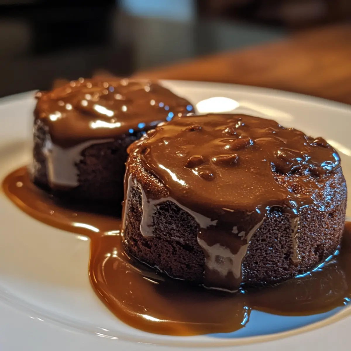 Salted Caramel Chocolate Lava Cakes