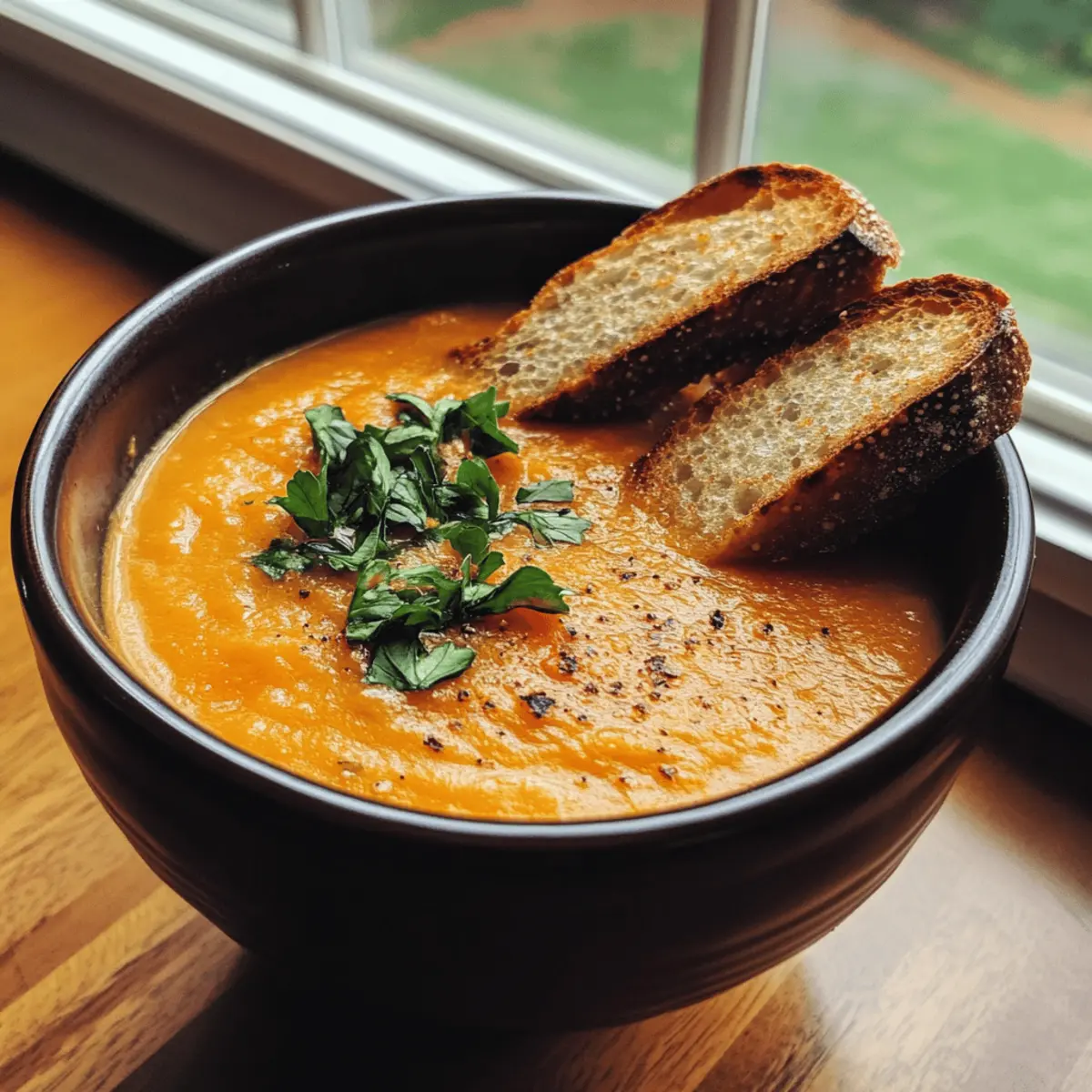 Honey Ginger Carrot Soup