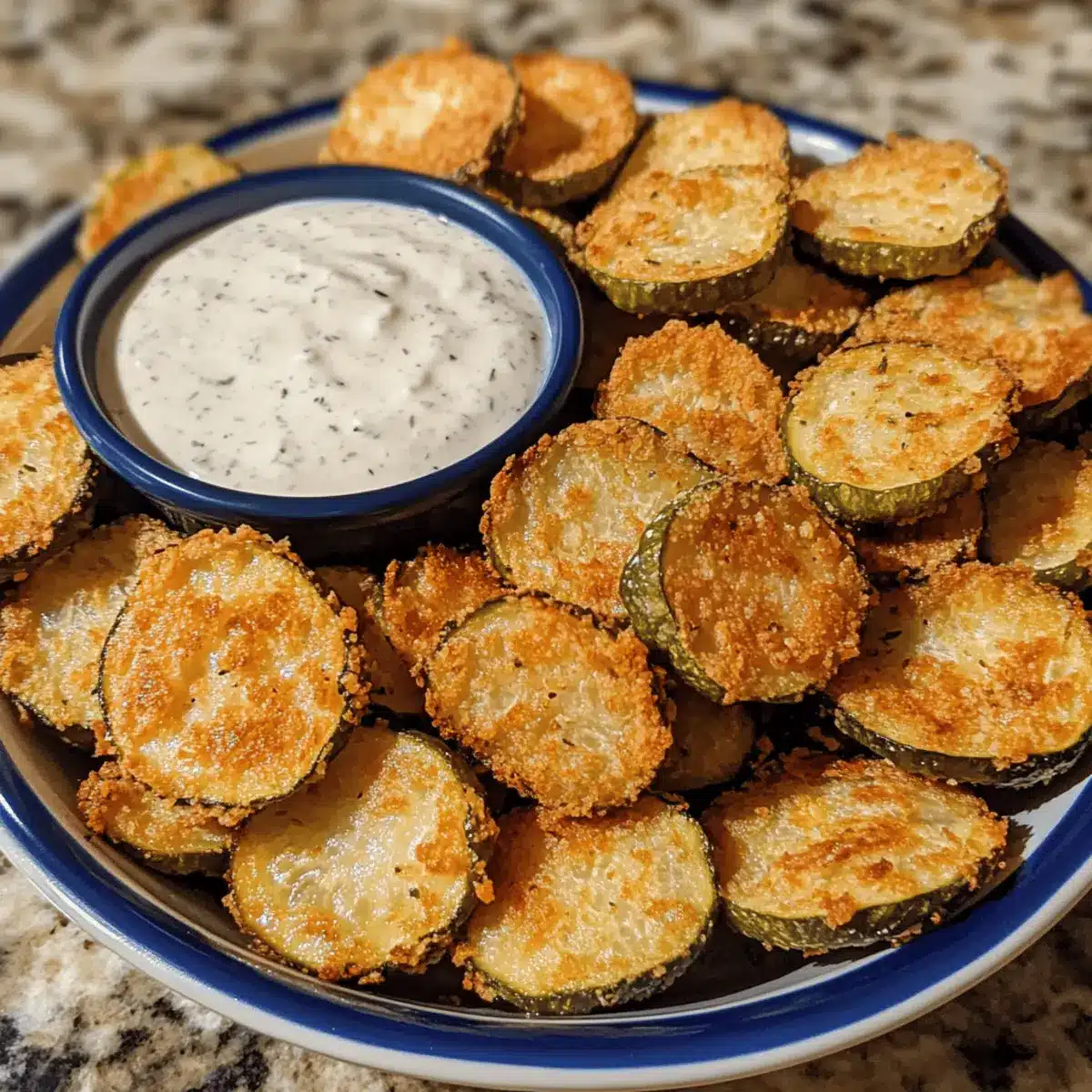 Air Fryer Fried Pickles with Ranch Dip