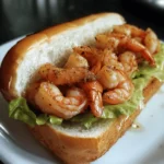Classic Shrimp Po' Boy Sandwich