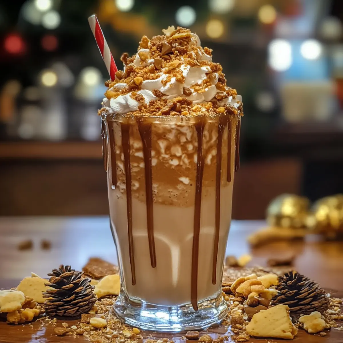 Caramel Gingerbread Milkshake