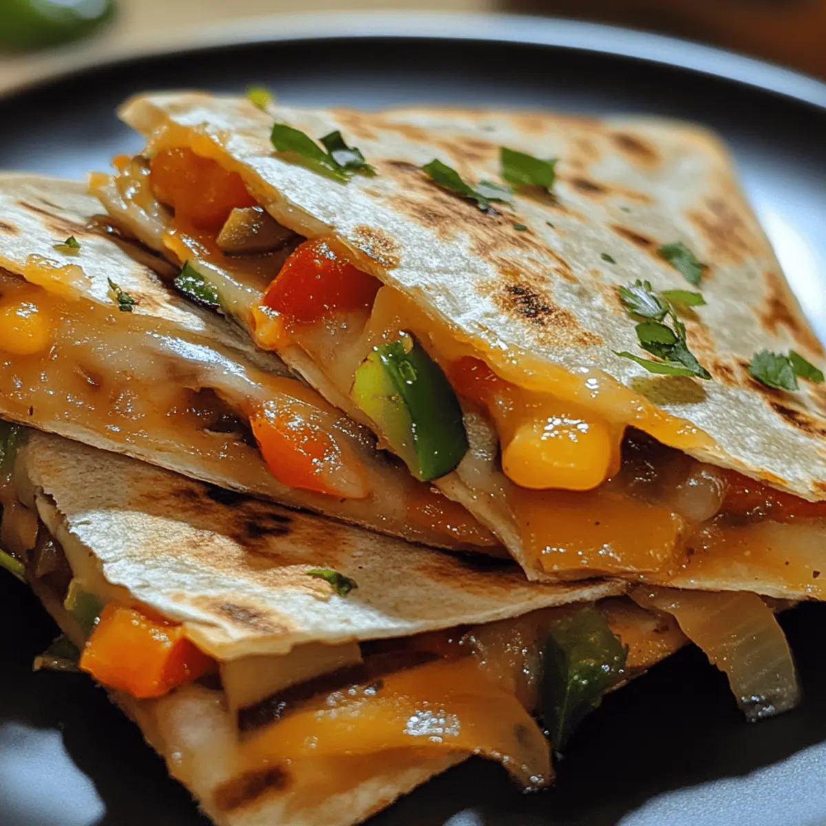 Cheesy Veggie Quesadillas