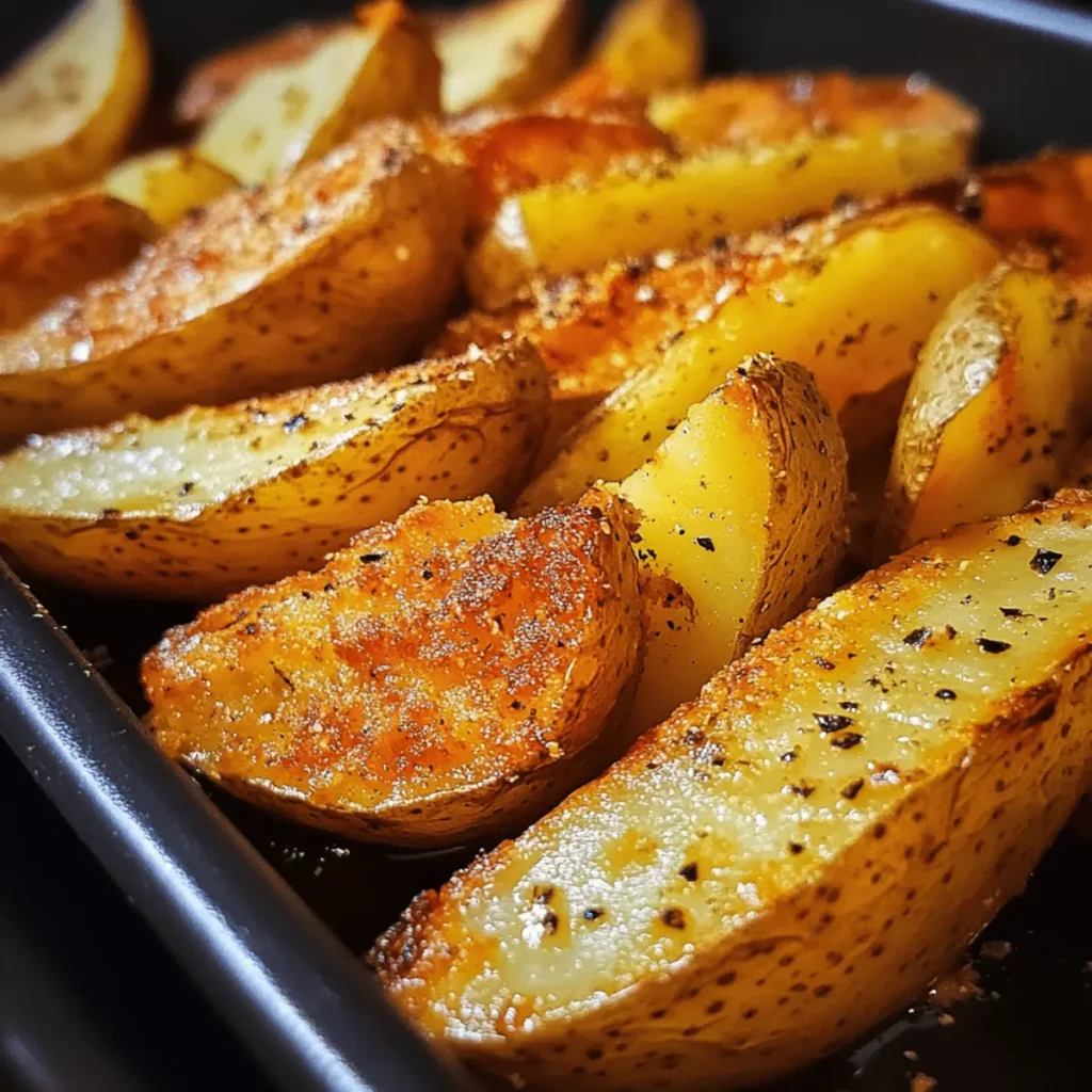 Crispy Baked Potato Wedges