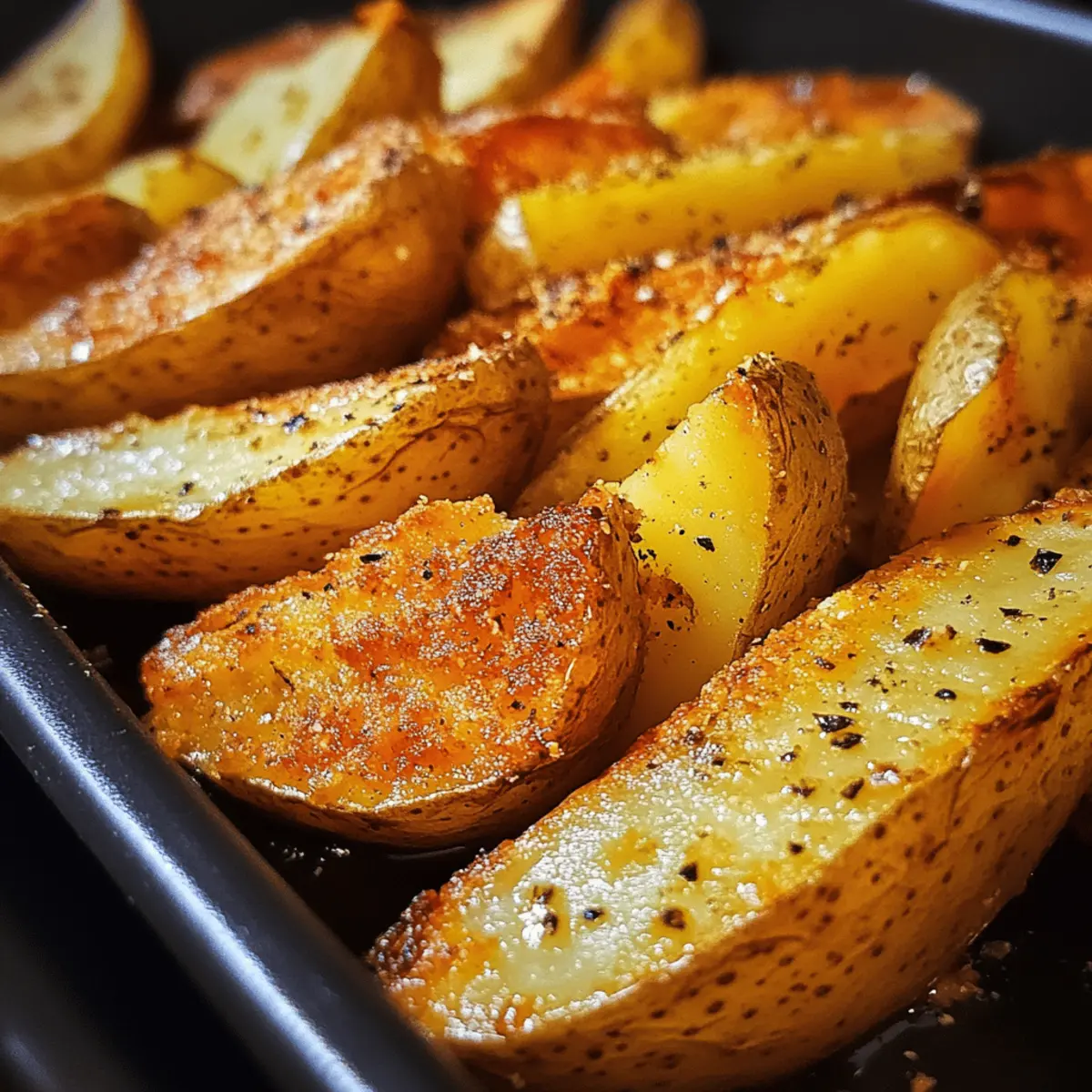 Crispy Baked Potato Wedges