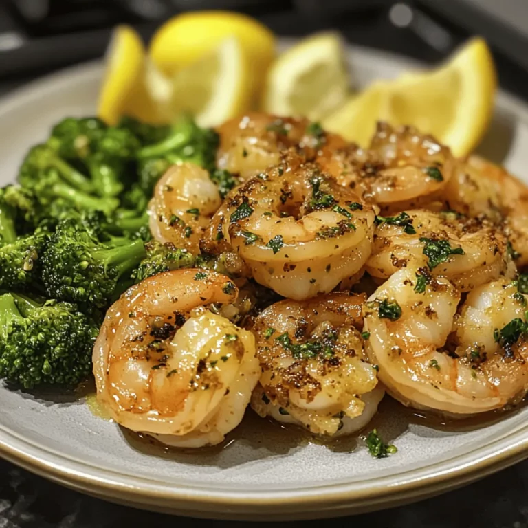 Lemon Butter Shrimp with Broccoli