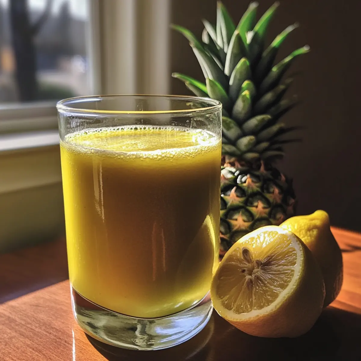 Pineapple Lemon Cleanse Juice