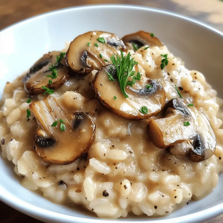 Creamy Mushroom Risotto