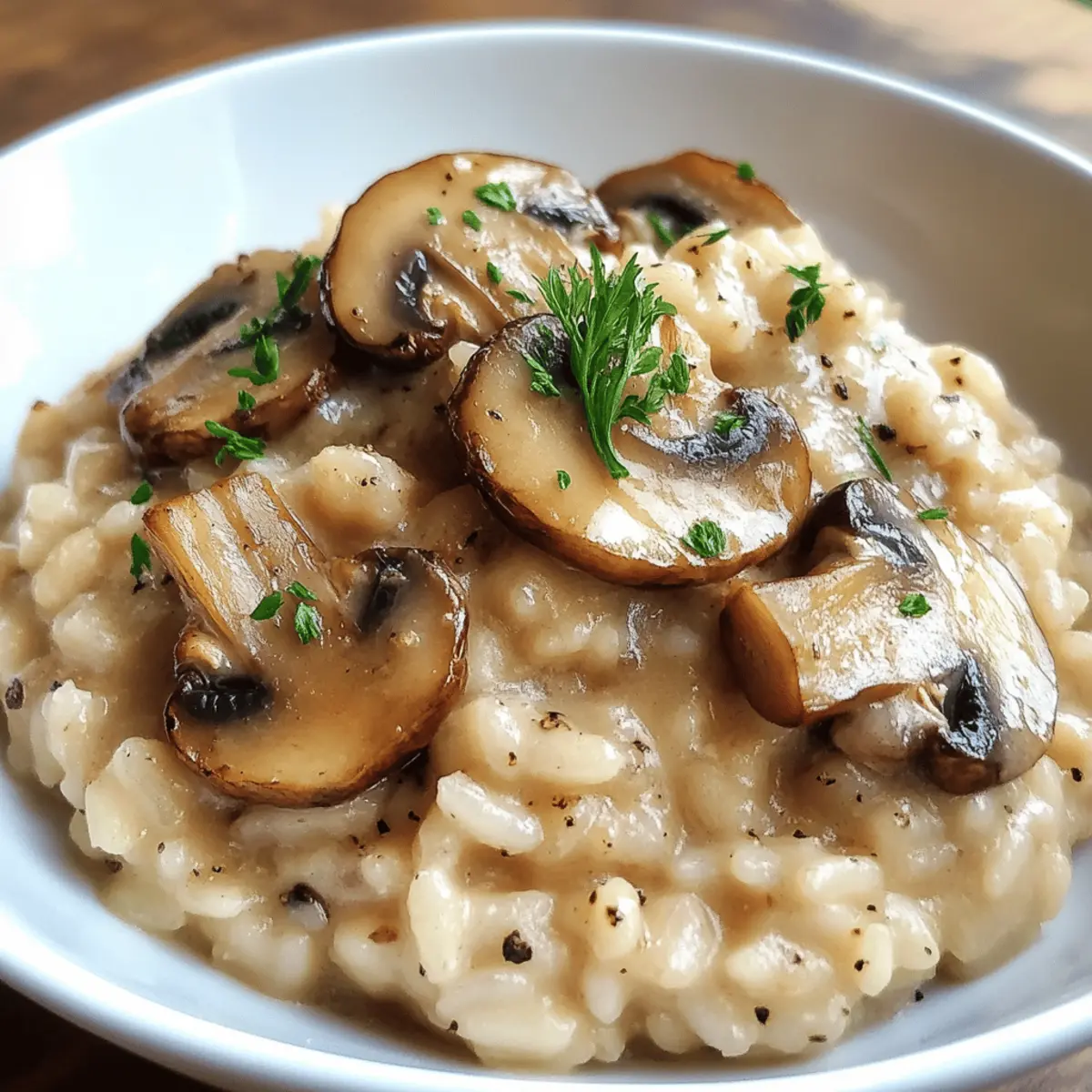 Creamy Mushroom Risotto