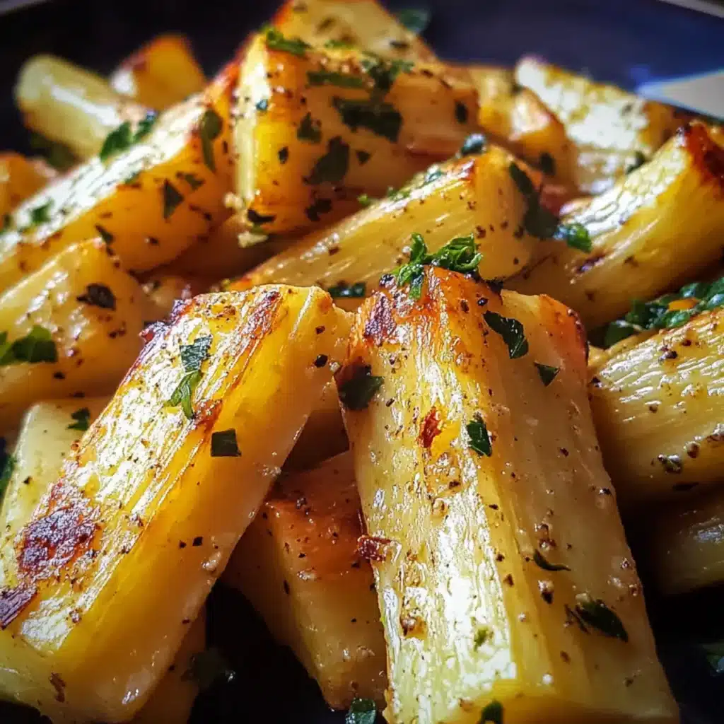 Honey Butter Roasted Parsnips