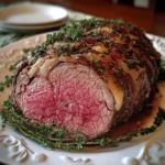 Holiday Prime Rib Roast with Thyme and Garlic