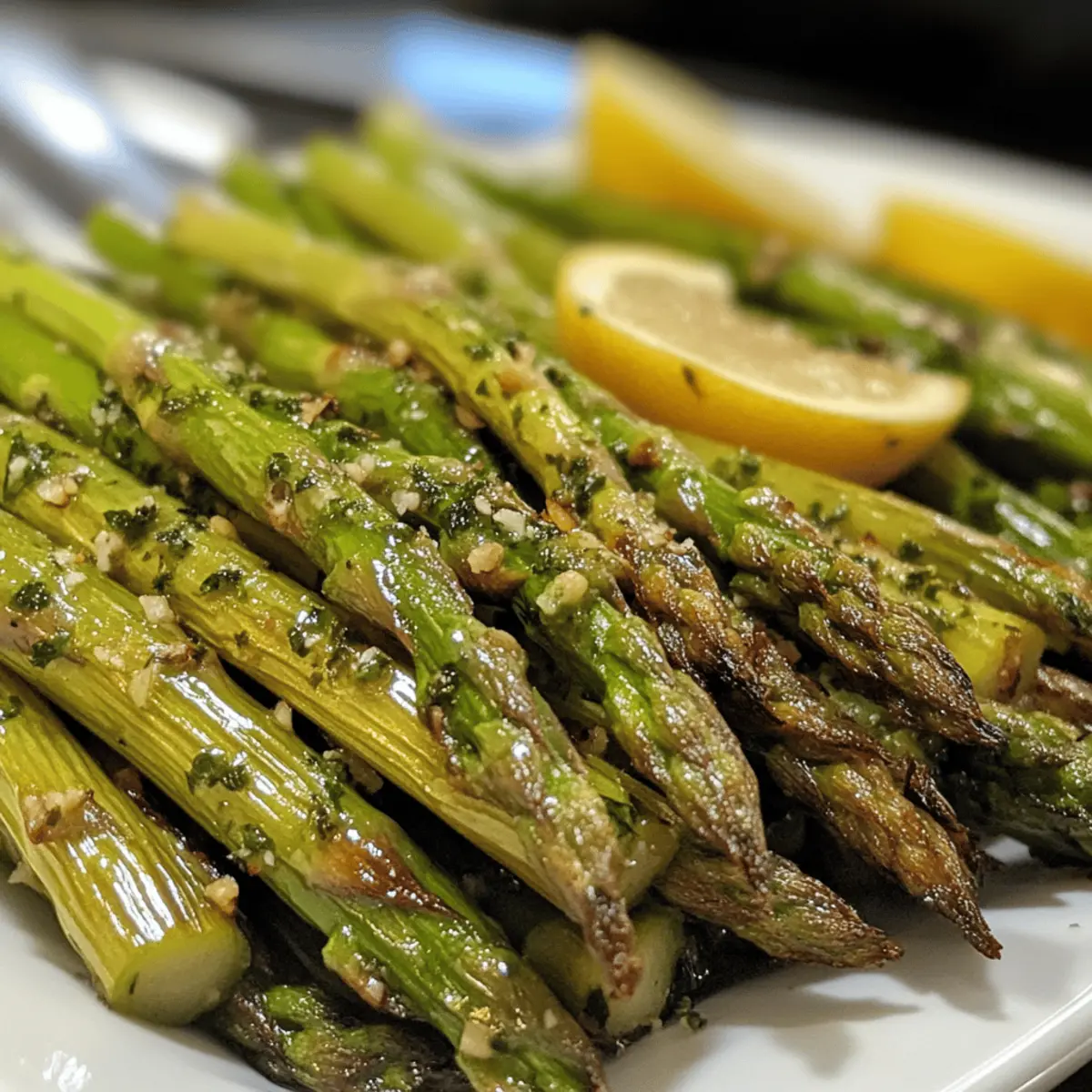 Lemon Herb Roasted Asparagus