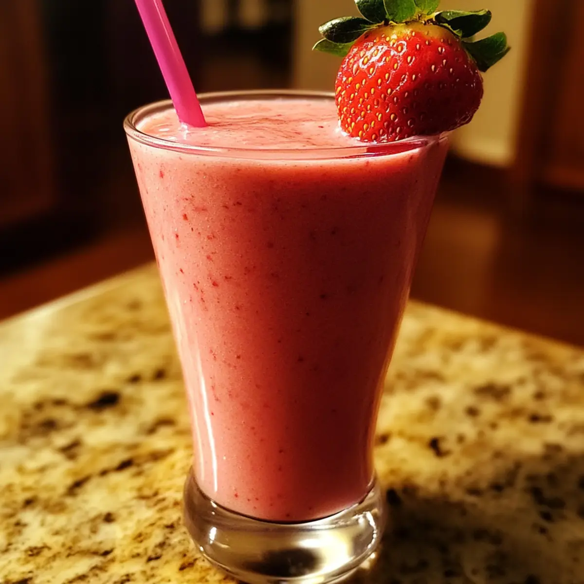 Strawberry Coconut Glow Smoothie