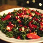 Festive Pomegranate Kale Salad