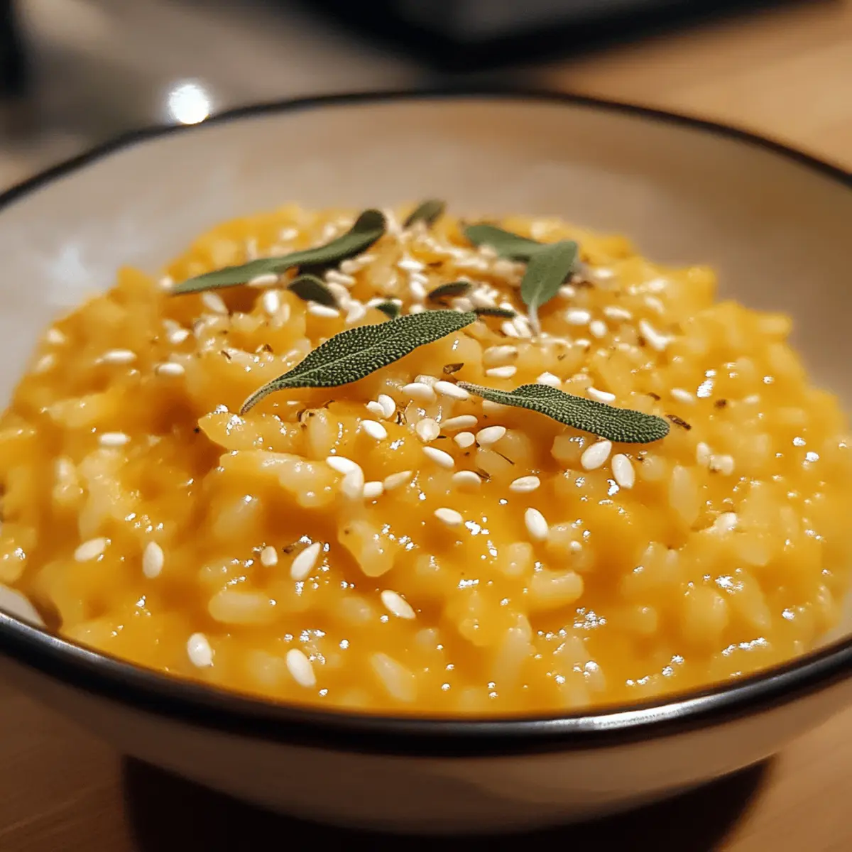 Creamy Pumpkin and Sage Risotto