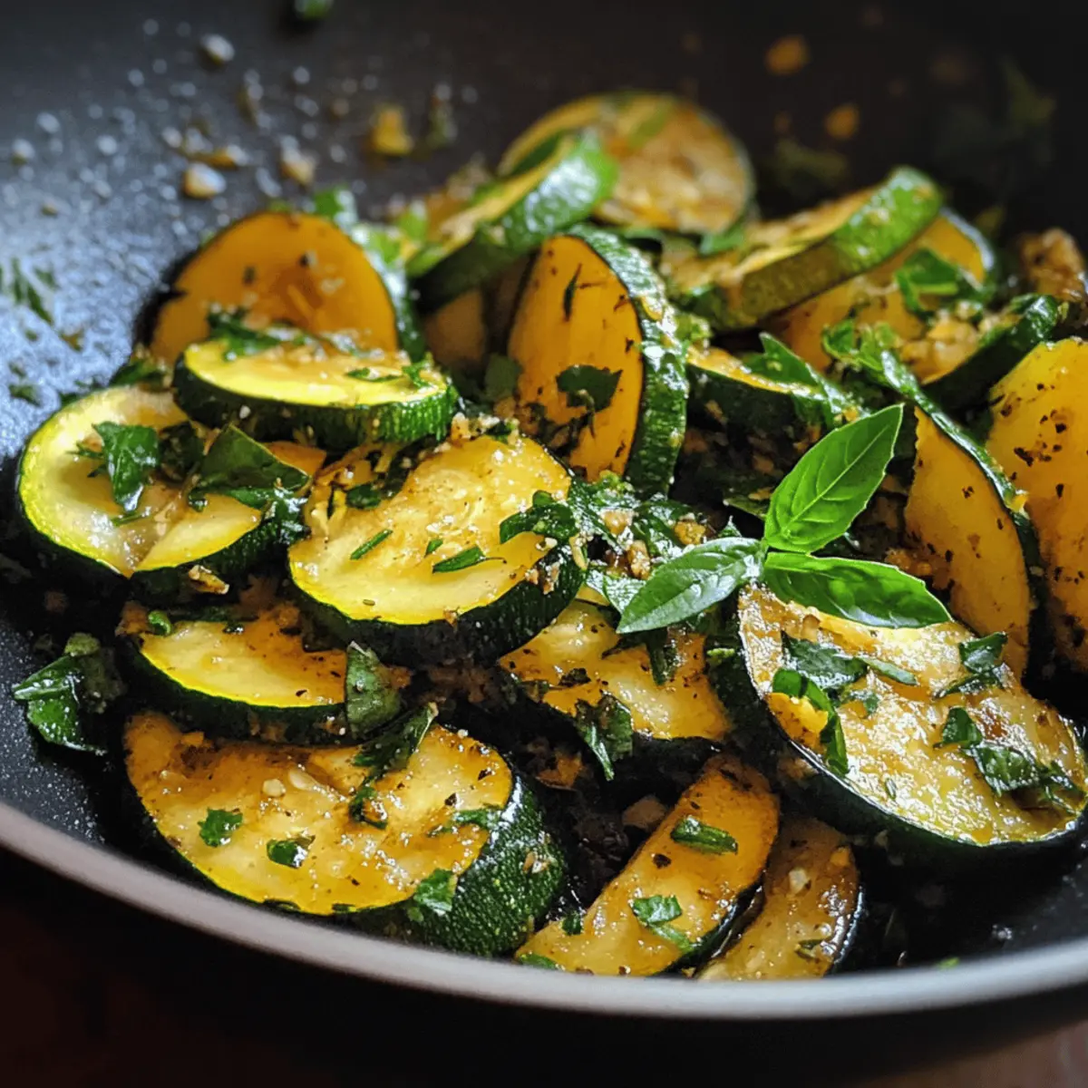 Sauteed Zucchini with Fresh Herbs