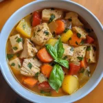 Lemon Basil Chicken Stew