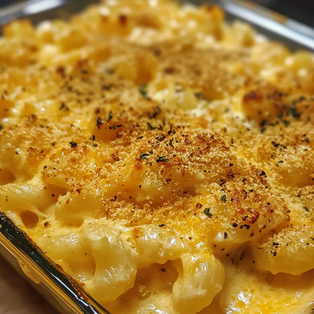 Baked Mac & Cheese with Hidden Cauliflower