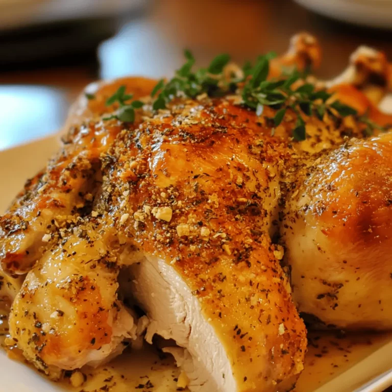 Classic Herb-Crusted Whole Roasted Chicken