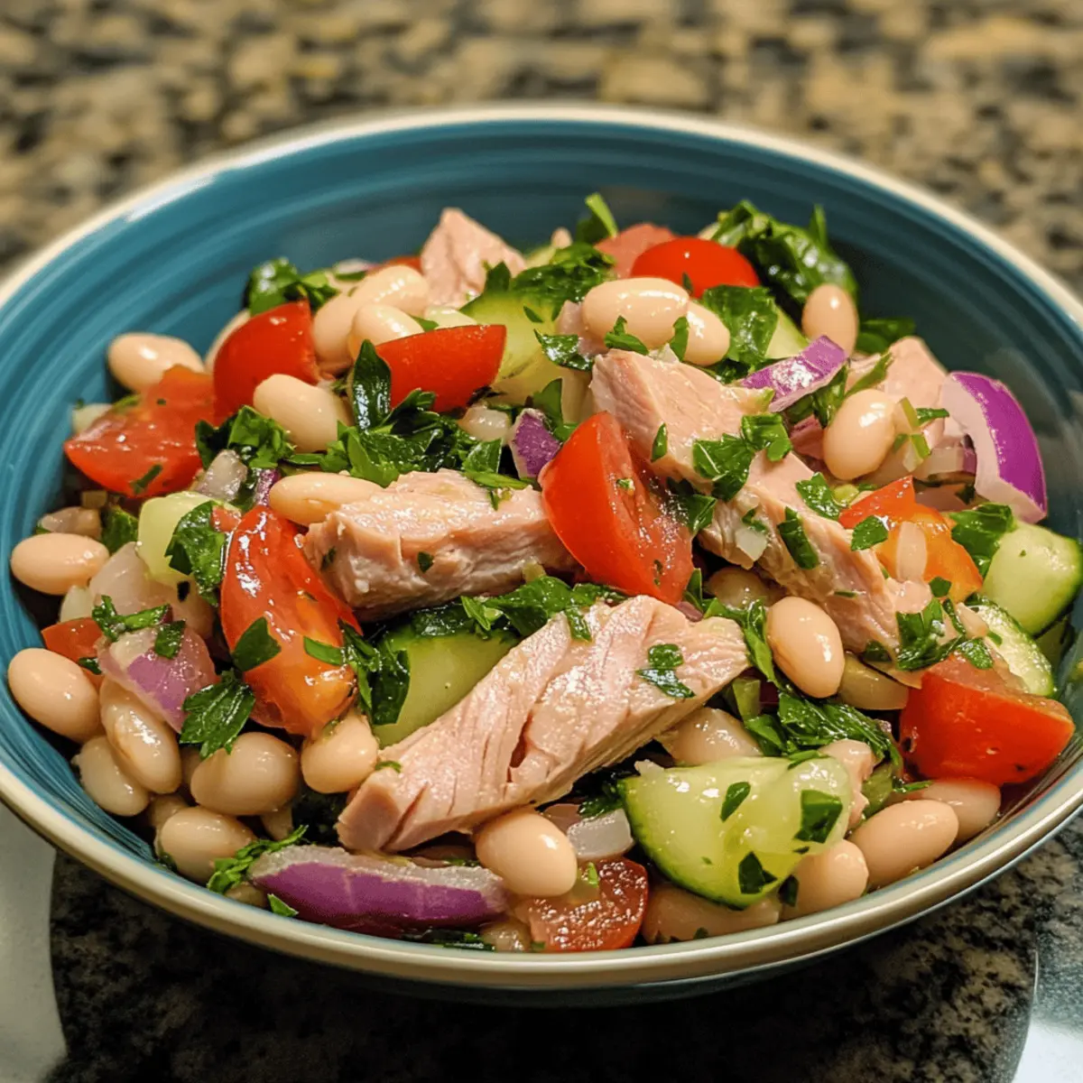 Mediterranean Tuna and White Bean Salad