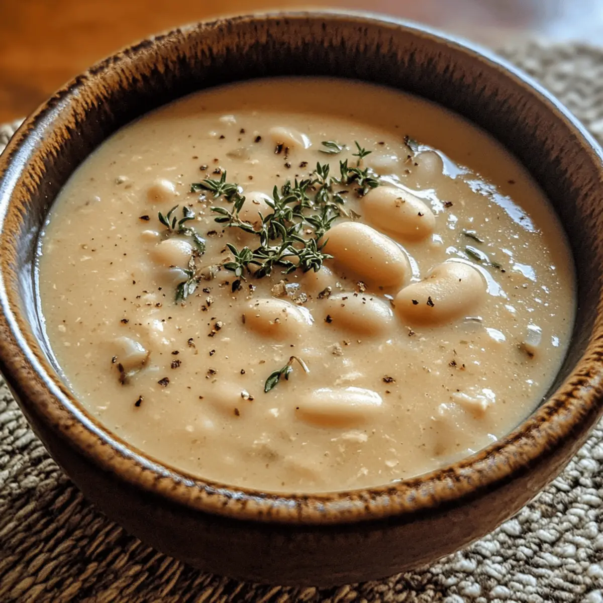 Creamy Tuscan White Bean Soup
