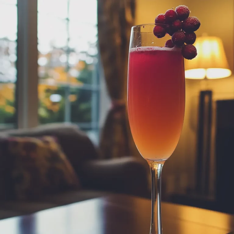 Cranberry Mimosa