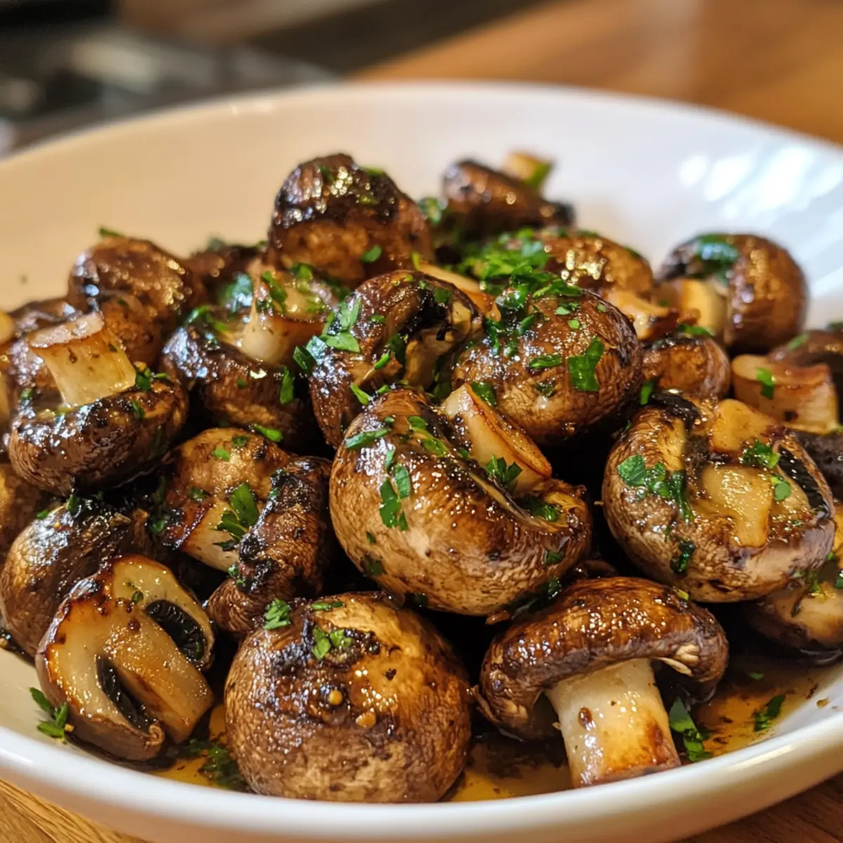 Balsamic Roasted Mushrooms