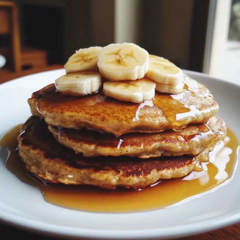 Banana Oat Pancakes