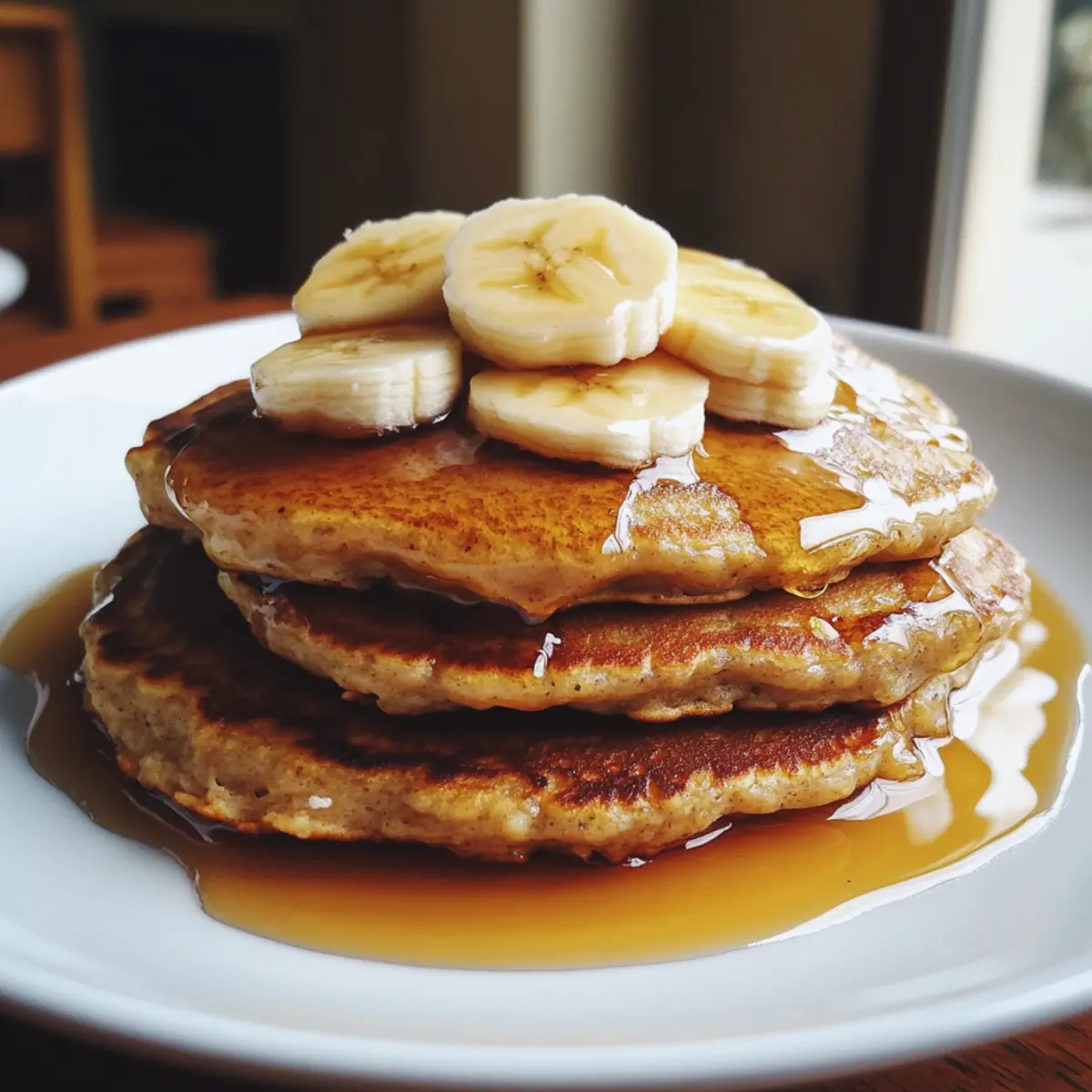 Banana Oat Pancakes