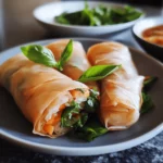 Vietnamese-Inspired Fish and Vegetable Spring Rolls