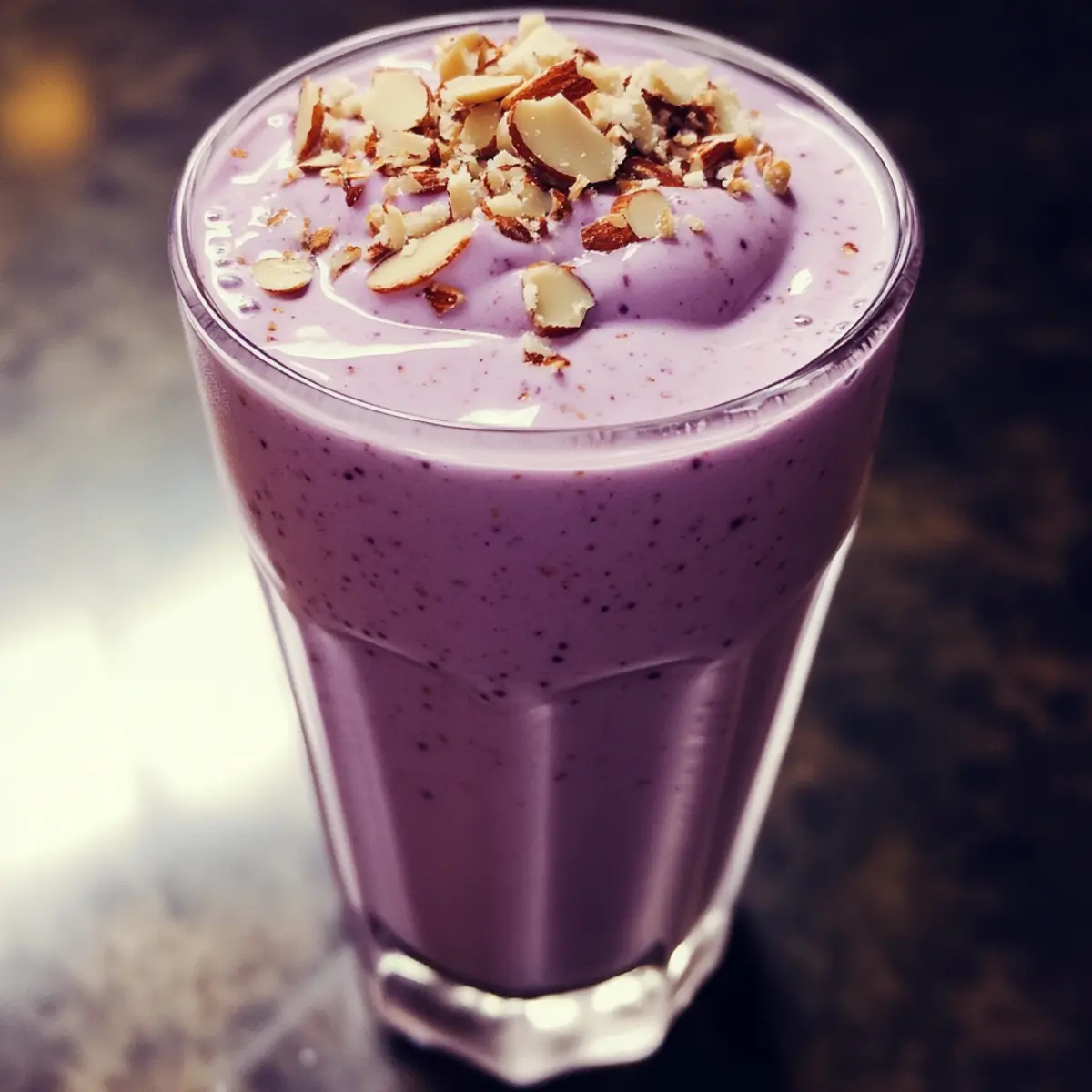 Blueberry Almond Milkshake Lite