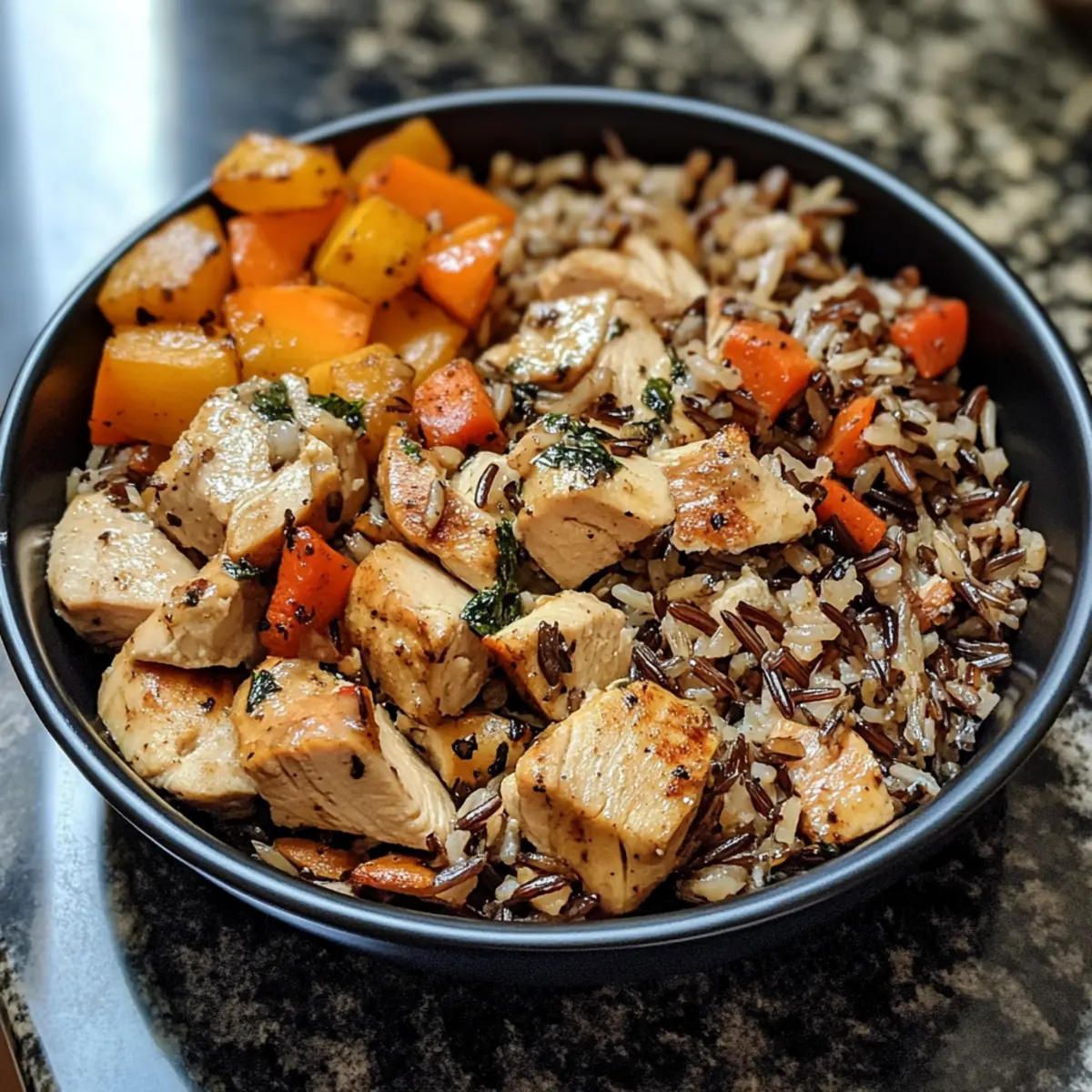 Turkey & Wild Rice Skillet Comfort Bowl