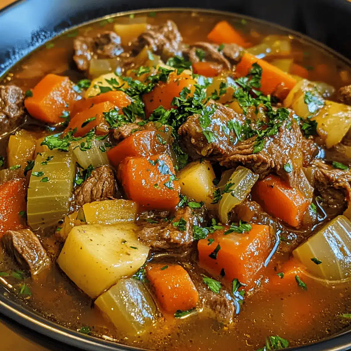 Hearty Beef and Vegetable Stew